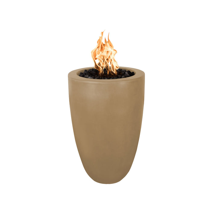 The Outdoor Plus Castillo Fire Pillar - With Door - GFRC Concrete