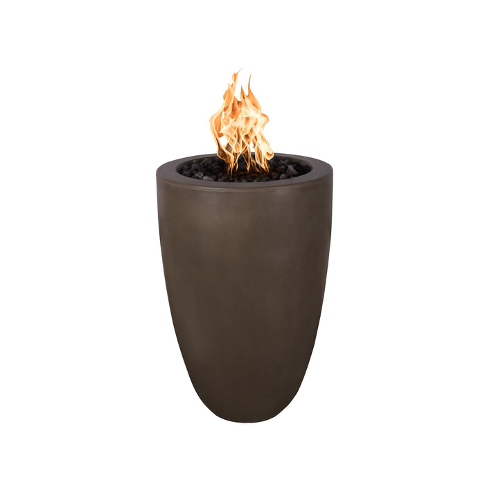 The Outdoor Plus Castillo Fire Pillar - With Door - GFRC Concrete
