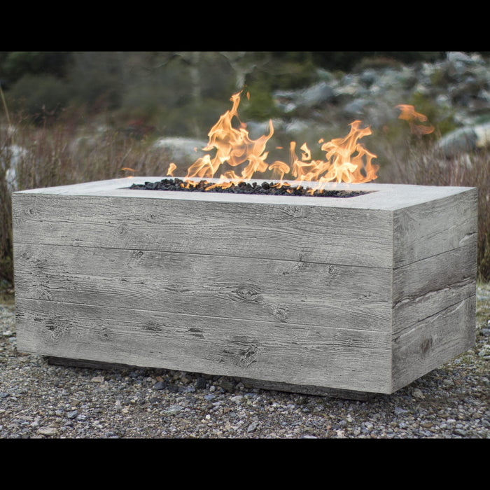 The Outdoor Plus Catalina 108" Fire Pit- GFRC Wood Grain