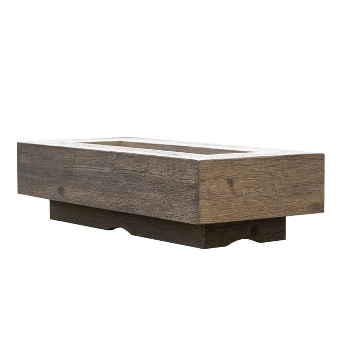 Cedar Park Fire Pit - Wood Grain Concrete Oak