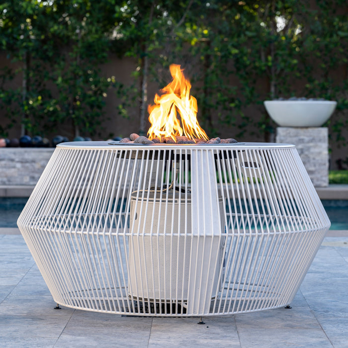 The Outdoor Plus Cesto 60" Fire Pit - Powder Coated Metal