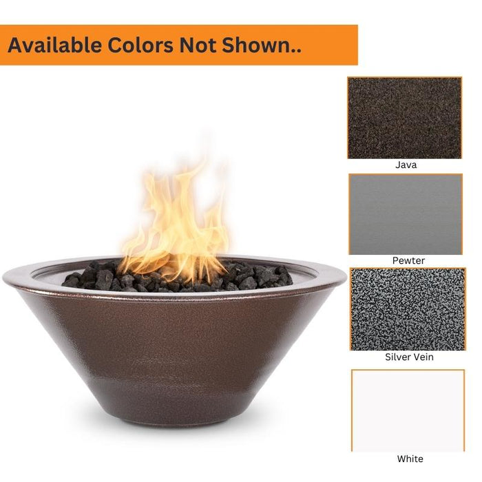 Charleston Fire Bowl - Powder Coated Metal Available Color Options