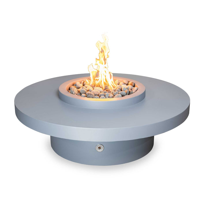 The Outdoor Plus Coastline 48" Fire Table - 16" Tall - Powder Coated Metal