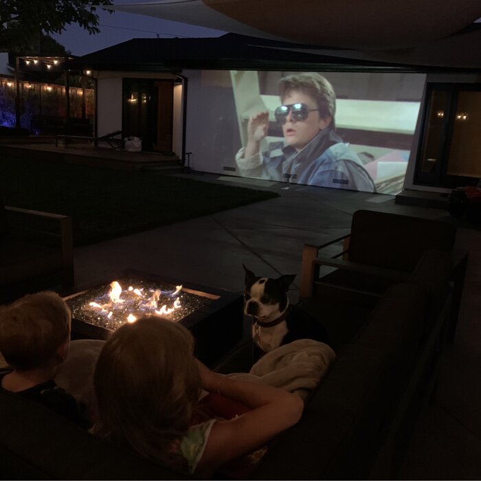 The Outdoor Plus Quad 36" Fire Pit - Corten Steel