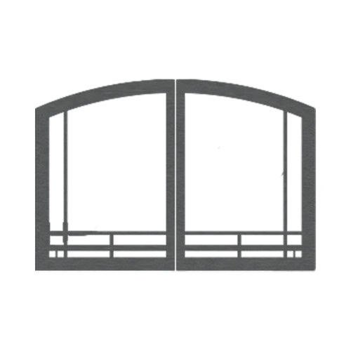 Decorative Pewter Mission Arch Door 