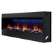  Dimplex86_Optimyst Linear Electric Fireplace with acrylic ice and driftwood media