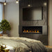  Dimplex Ignite Evolve50_Built-in Linear Electric Fireplace Bedroom Installation UnderTV