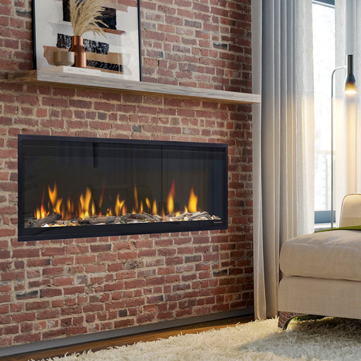  Dimplex Ignite Evolve50_Built-in Linear Electric Fireplace Brick Fireplace Install
