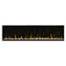 Dimplex Ignite XL60 Built-in Linear Electric Fireplace White Background Face On with Clear Embers