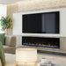 Dimplex Ignite XL74 Built-in Linear Electric Fireplace in Family Room under TV