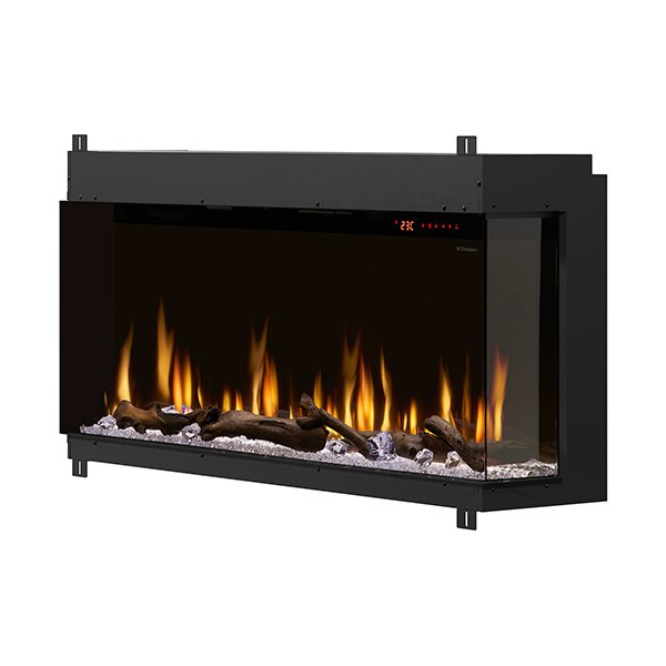 Dimplex Ignite XL Bold 50 Built-In Multi-Sided Linear Electric Fireplace Side View on White Background