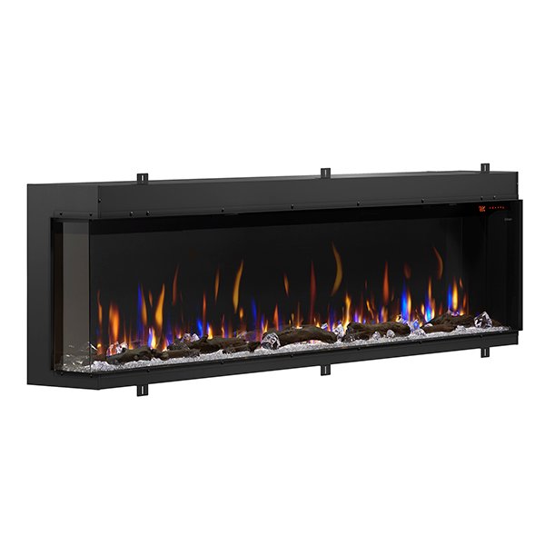 Dimplex Ignite XL Bold 88 Built-In Multi-Sided Linear Electric Fireplace Left Side White Background