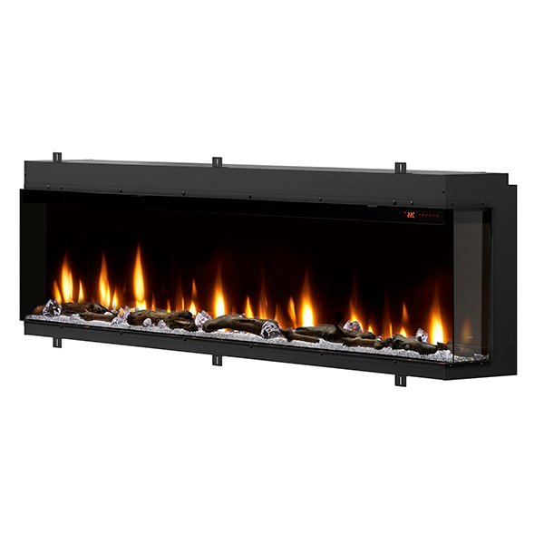 Dimplex Ignite XL Bold 88 Built-In Multi-Sided Linear Electric Fireplace Right Side on White Background
