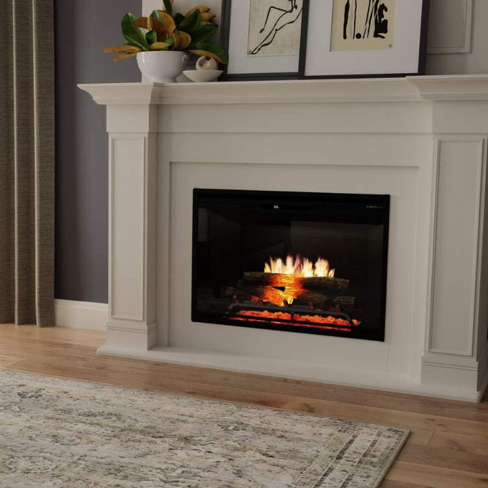 Dimplex Revillusion 36-inch Traditional Electric Fireplace Placed in the Livingroom