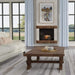 Dimplex Revillusion 36-inch Traditional Electric Fireplace with Black Interior Panel Placed in the Livingroom