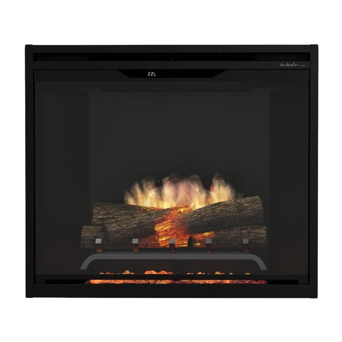 Dimplex Revillusion 30-inch Traditional Electric Fireplace with Black Interior Panel