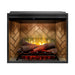 Dimplex Revillusion 30-inch Traditional Electric Fireplace with Herringbone Brick Interior Panel 