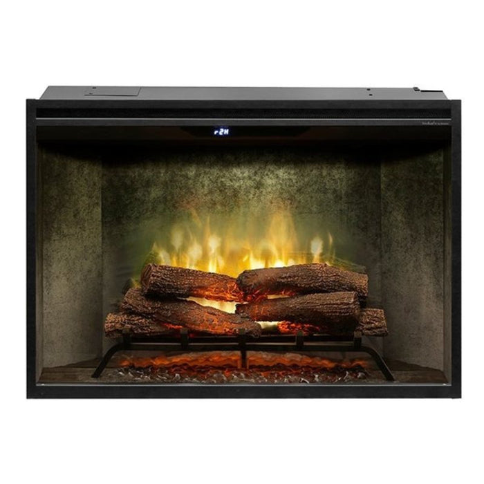 Dimplex Revillusion 36-inch Traditional Electric Fireplace with Weathered Concrete Interior Panel 