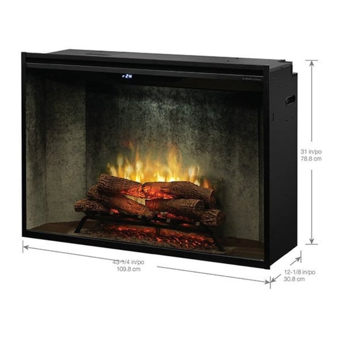 Dimplex Revillusion 42-inch Traditional Electric Fireplace Dimensions