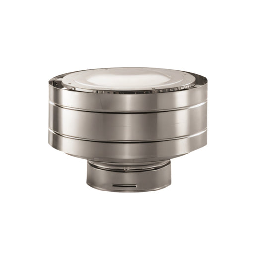 Duravent DirectVent Pro Low-Profile Vertical Termination Cap (stainless steel)