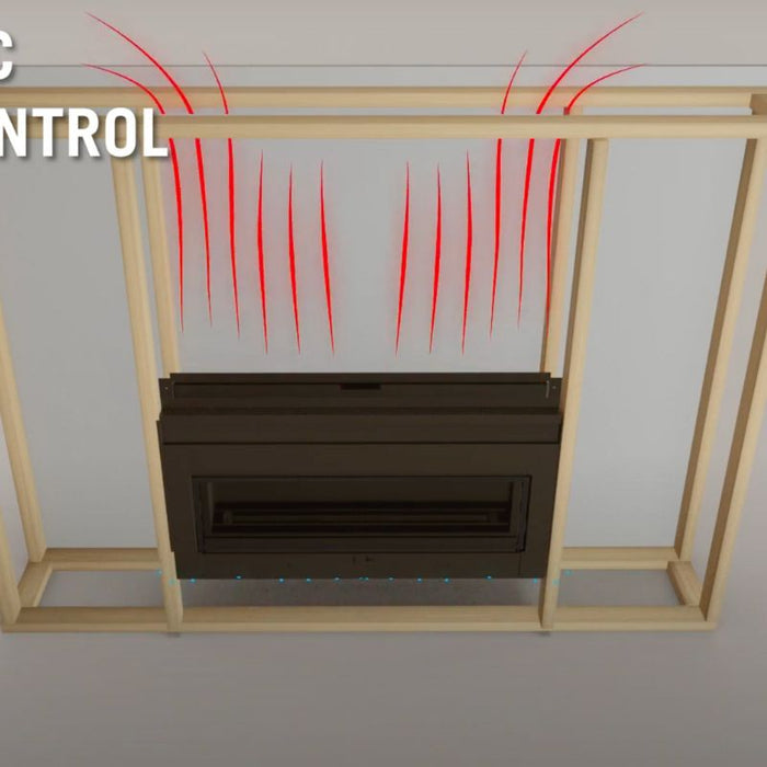 Napoleon Dynamic Heat Control for Direct Vent Linear Fireplaces | DHC