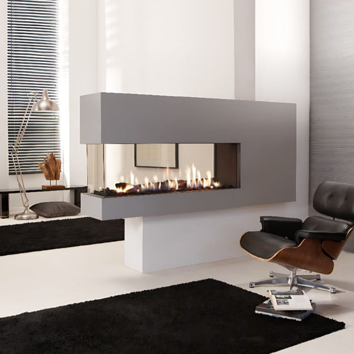 Element4 Lucius 140 (54 Linear Roomdivider Gas Fireplace)