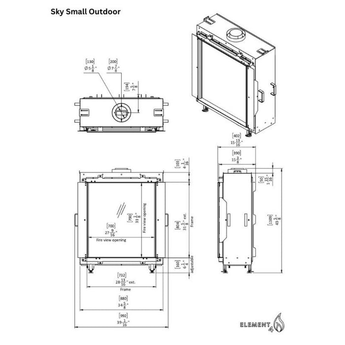 Element4 Sky Small Outdoor Technical Specifications