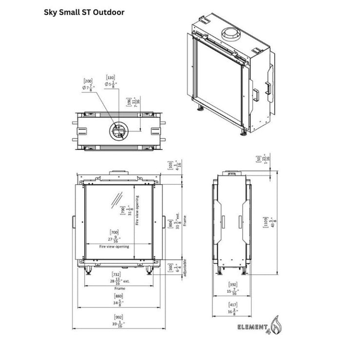 Element4 Sky Small T Outdoor Technical Specifications