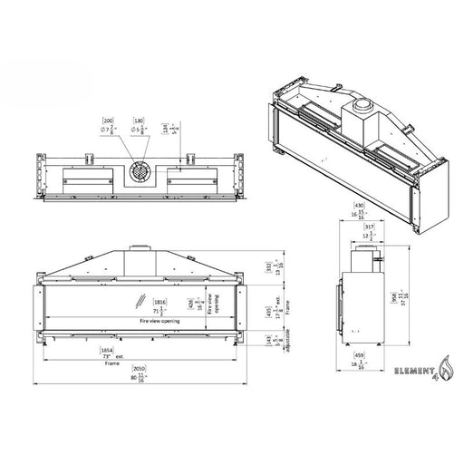 Element4 Modore 240 Technical Drawing Specs