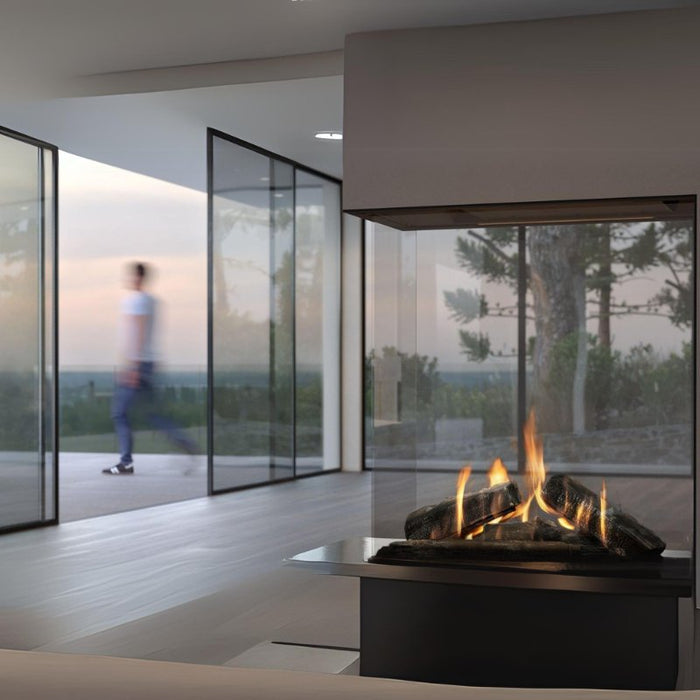 Element4 Sky Small R Outdoor (32" Vertical Roomdivider Gas Fireplace)