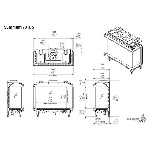 Element4 Summum 70 3 S  Technical Specifications