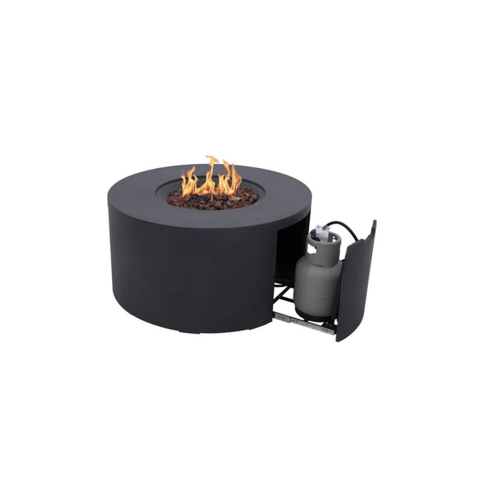 Elementi Pacaya 43" Round Fire Table with Hidden Tank