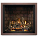 Elevation X-EX36 with Newport, Copper Finish Trim and Driftwood Log Set
