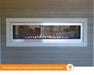 Empire Boulevard 60 See-Through Vent-Free Linear Gas Fireplace with Multicolor LED Lighting, outdoor installation