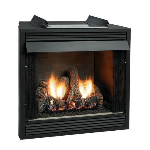 Empire Breckenridge Premium 36" Vent Free Firebox with Louvers with Traditional Brick Ceramic Fiber 
