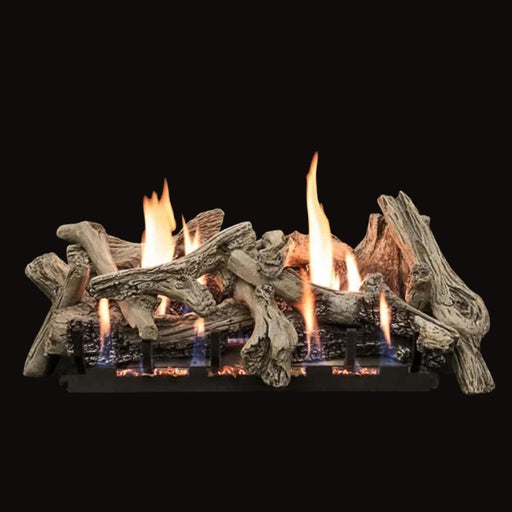 Empire Driftwood Burncrete Vent Free Gas Log Set