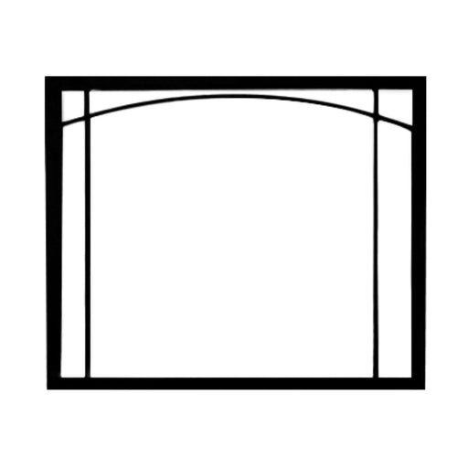 Empire Forged Iron Fronts & Insets Arch Black