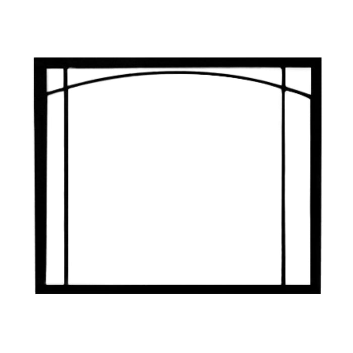 Empire Forged Iron Fronts & Insets Arch Black