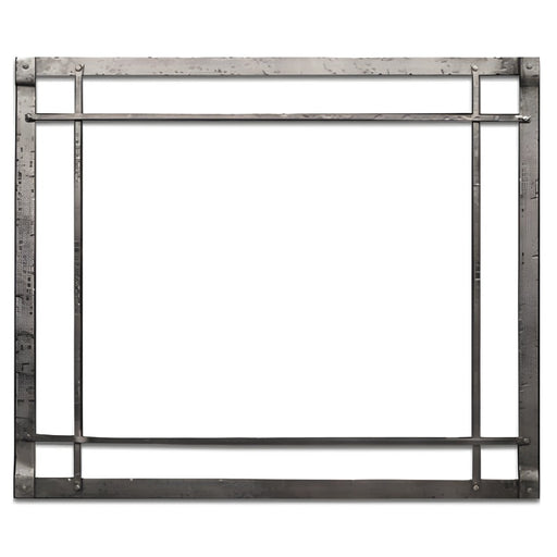 Empire Forged Iron Fronts & Insets Rectangle - Distressed Pewter