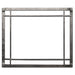 Empire Forged Iron Fronts & Insets Rectangle - Distressed Pewter