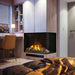 Fabere MatriX Water Vapor Built-In Electric Fireplace 2-Sided Right Install in Bedroom