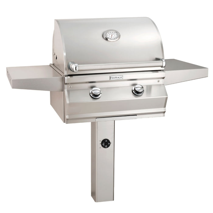 Fire Magic 24" Choice C430i Built-In Gas Grill In-Ground Post Mount 