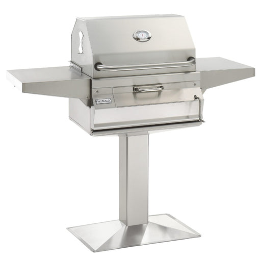 Fire Magic 24" Stainless Steel Post Mount Charcoal Grill