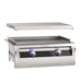 Fire Magic 30" Gourmet Built-In Griddle Black Glass