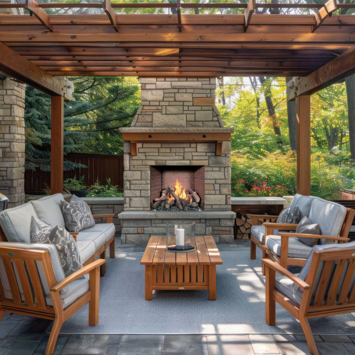 Fire Garden 4035 40" Traditional Outdoor Gas Fireplace