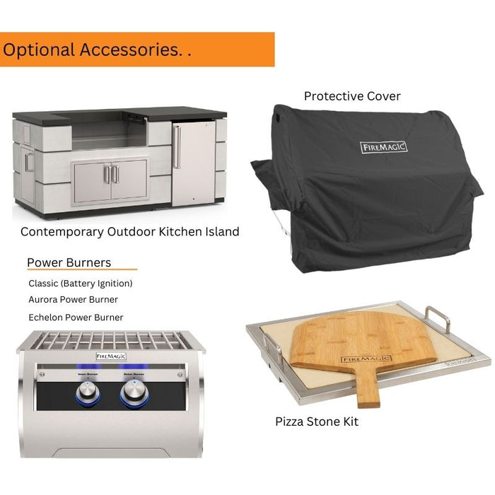 Fire Magic 30" Echelon Built-In Pizza Oven — The Torch Guys
