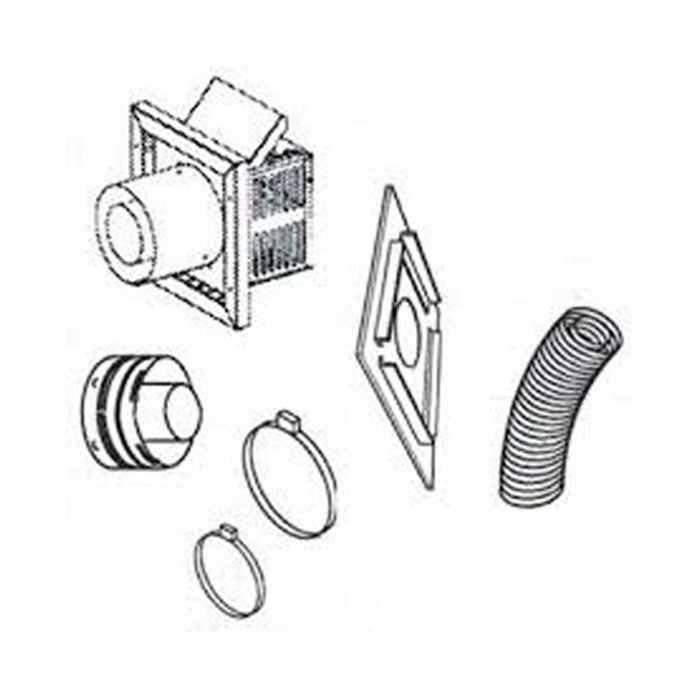 Flex Small Termination w/ 18" Flex Vent