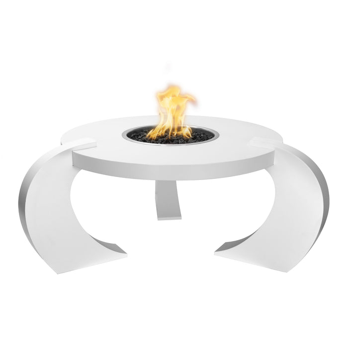 The Outdoor Plus Frisco 68" Fire Table - Hammered Copper