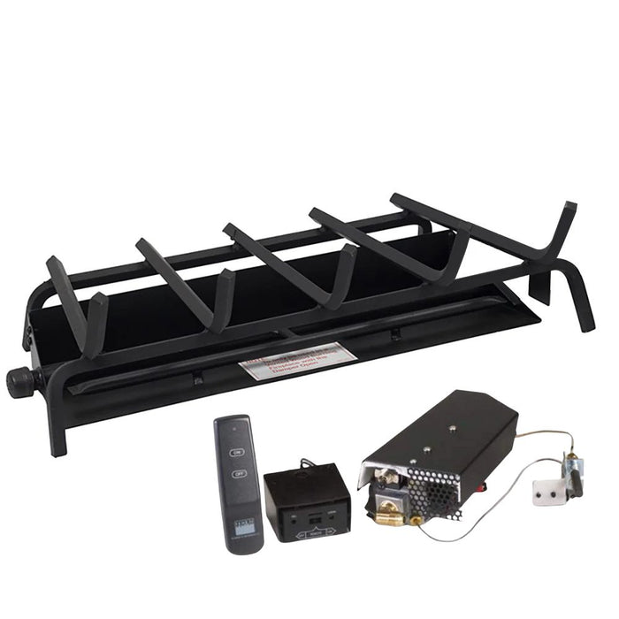 Real Fyre Charred Cinder Birch Vented Gas Log Set