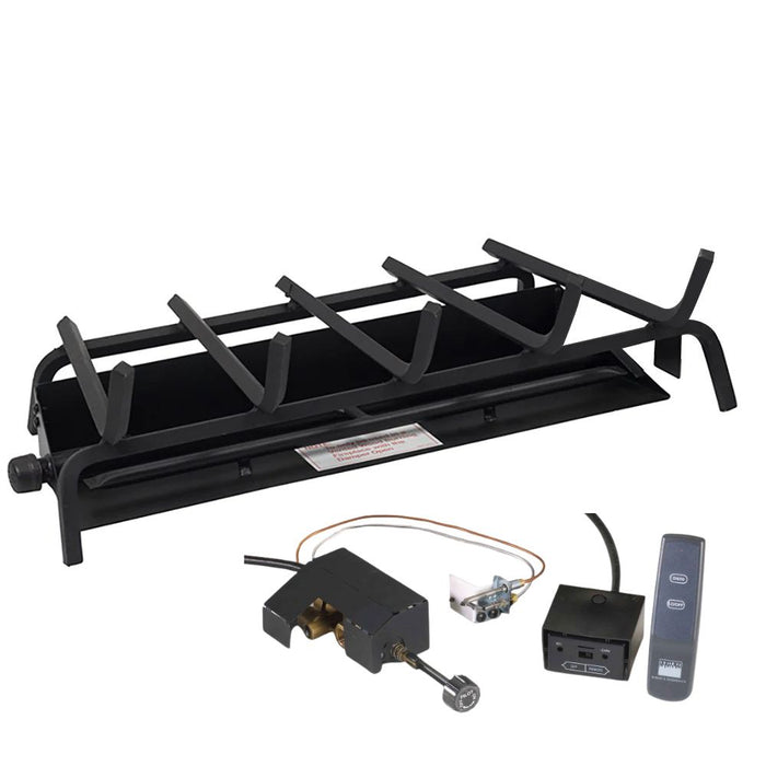 Real Fyre Charred Cinder Birch Vented Gas Log Set